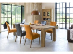 Kast Vitrine Incl. Led SANTORINI - Castle Sand Hout -Zuiver || RICHMOND Verkoop 4715 deba meubelen woonkamer henders amp hazel santorini