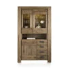 Kast Vitrine Incl. Led SANTORINI - Castle Sand Hout