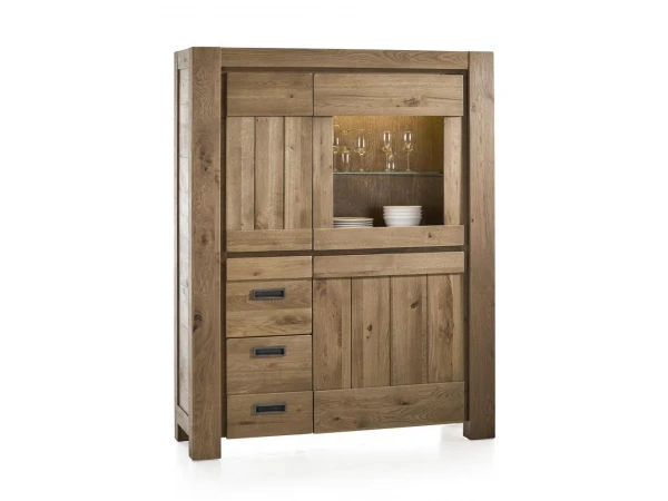 Kast Bergkast Incl. Led SANTORINI - Castle Sand Hout 2 Kast Bergkast Incl. Led SANTORINI - Castle Sand Hout - Afbeelding 2