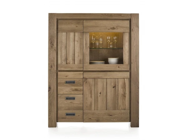 Kast Bergkast Incl. Led SANTORINI - Castle Sand Hout 1 Kast Bergkast Incl. Led SANTORINI - Castle Sand Hout