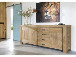 Dressoir SANTORINI - Castle Sand Hout -Zuiver || RICHMOND Verkoop 4727 deba meubelen woonkamer henders amp hazel santorini