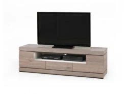 TV-meubel Groot ETNA - Millenium Oak Light Grey Hout -Zuiver || RICHMOND Verkoop 513 deba meubelen woonkamer evan etna