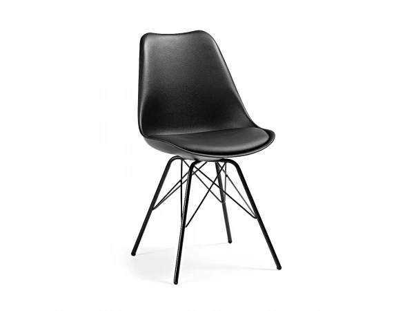 Kuipstoel RALF - Zwart Zwart 1 Kuipstoel RALF - Zwart Zwart