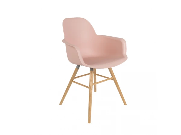 Zuiver Armstoel ALBERT - Old Pink Roze 1 Zuiver Armstoel ALBERT - Old Pink Roze
