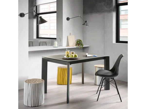 Kuipstoel RALF - Zwart Zwart 7 Kuipstoel RALF - Zwart Zwart - Afbeelding 7