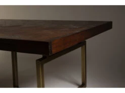 Salontafel CLASS - Acacia Wood/Brass Hout -Zuiver || RICHMOND Verkoop 9717 deba meubelen woonkamer dutchbone class