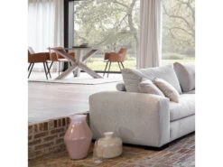 Armstoel RITA - Bruin Lederlook Bruin -Zuiver || RICHMOND Verkoop 9740 deba meubelen woonkamer studio puro rita