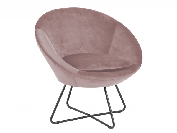 Fauteuil CENTER - Dusty Rose Roze 1 Fauteuil CENTER - Dusty Rose Roze