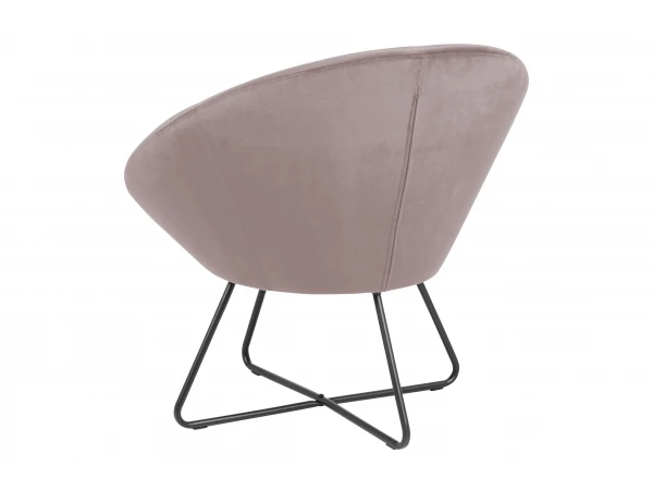 Fauteuil CENTER - Dusty Rose Roze 2 Fauteuil CENTER - Dusty Rose Roze - Afbeelding 2