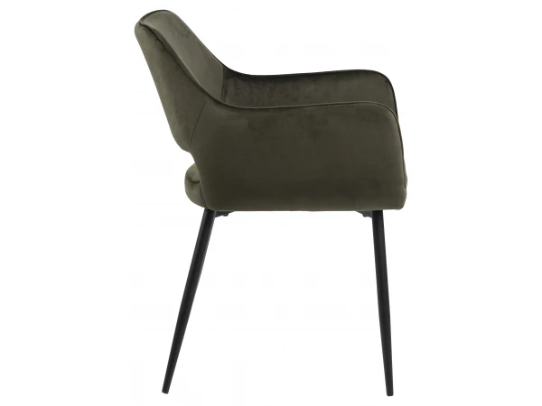 Eetkamerstoel RANJA - Olive Green Groen 2 Eetkamerstoel RANJA - Olive Green Groen - Afbeelding 2