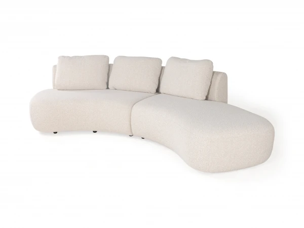 Open 2-zit GIO - Beige Beige 4 Open 2-zit GIO - Beige Beige - Afbeelding 4