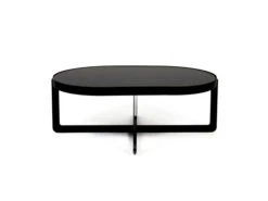 Salontafel CENTRE OVAL - Zwart Zwart