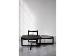 Salontafel CENTRE OVAL - Zwart Zwart -Zuiver || RICHMOND Verkoop banne centre oval 57006