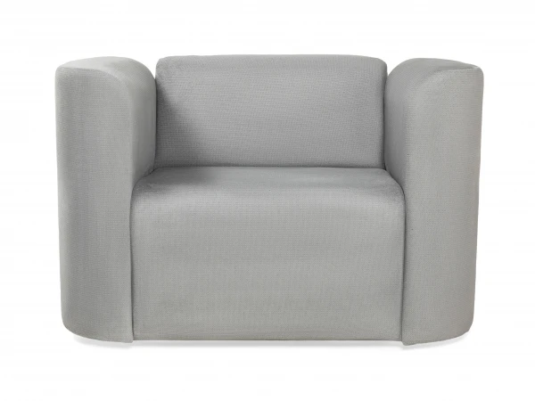 Zetel 1-zit SLICE - Grijs Grijs 2 Zetel 1-zit SLICE - Grijs Grijs - Afbeelding 2