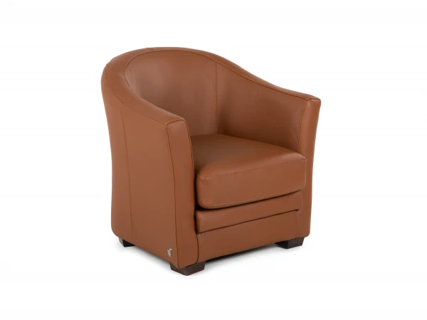 Fauteuil 387 TIMES - Leder Bull Cognac Cognac 1 Fauteuil 387 TIMES - Leder Bull Cognac Cognac