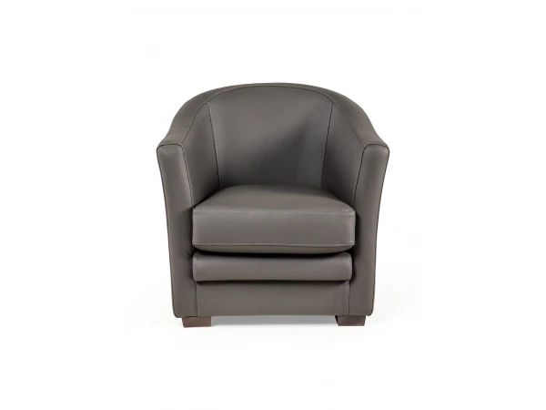 Fauteuil 387 TIMES - Leder Bull Bruin 2 Fauteuil 387 TIMES - Leder Bull Bruin - Afbeelding 2