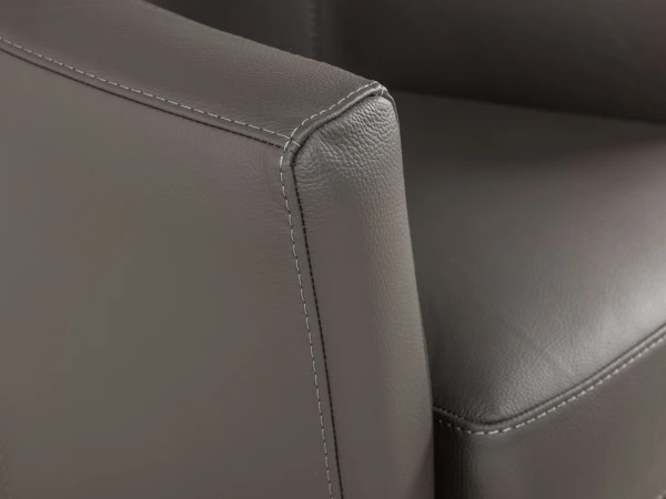 Fauteuil 387 TIMES - Leder Bull Bruin 7 Fauteuil 387 TIMES - Leder Bull Bruin - Afbeelding 7