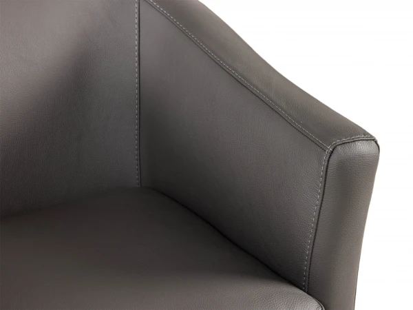 Fauteuil 387 TIMES - Leder Bull Bruin 8 Fauteuil 387 TIMES - Leder Bull Bruin - Afbeelding 8