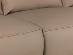 3-zit Met 2 Elektr. Relaxen CAPRI - Lichtbruin Leder Bruin -Zuiver || RICHMOND Verkoop calia capri 63428