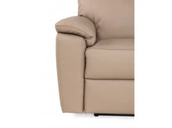 3-zit Met 2 Elektr. Relaxen CAPRI - Lichtbruin Leder Bruin -Zuiver || RICHMOND Verkoop calia capri 63432