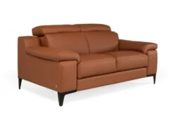 2-zit Zetel LIPARI - Cognac Leder Cognac