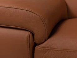 2-zit Zetel LIPARI - Cognac Leder Cognac -Zuiver || RICHMOND Verkoop calia lipari 54336