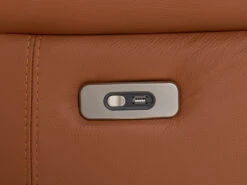 3-zit Zetel Met 2 Elektr. Relaxen LIPARI - Cognac Leder Cognac -Zuiver || RICHMOND Verkoop calia lipari 54349