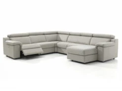 Hoekzetel MAMBO Met Relax - Leder Bull Tortora Beige -Zuiver || RICHMOND Verkoop calia mambo 29314