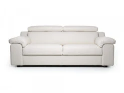 3-zit Zetel MAMBO - Leder Bianco Puro Wit