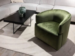 Fauteuil Met Draaivoet PIROUETTE - Groen Velvet Groen 18 Fauteuil Met Draaivoet PIROUETTE - Groen Velvet Groen -Zuiver || RICHMOND Verkoop calia pirouette 72397
