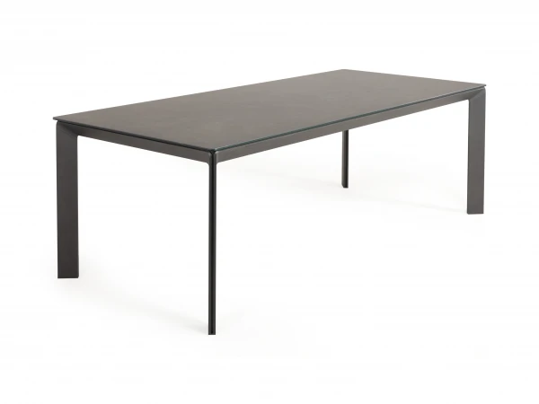 Eetkamertafel CLASS - Vulcano Zwart Zwart 2 Eetkamertafel CLASS - Vulcano Zwart Zwart - Afbeelding 2