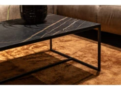 Salontafel MAYA - Zwarte Marmerlook Zwart -Zuiver || RICHMOND Verkoop christl dekimpe maya 48168