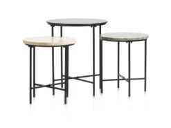 Bijzettafel NATHAN - Zwart Zwart -Zuiver || RICHMOND Verkoop coco maison nathan 57381