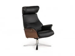 Relaxfauteuil AIR Hoge Rug - Fantasy Black Zwart