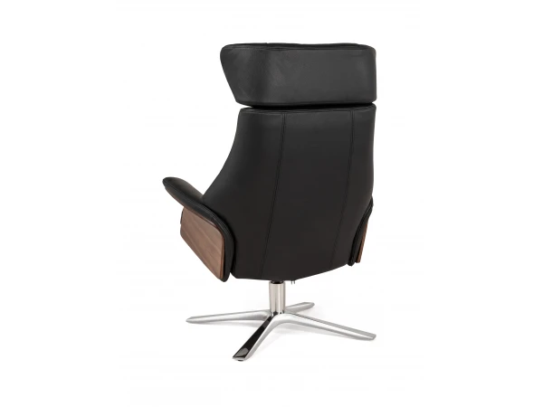 Relaxfauteuil AIR Hoge Rug - Fantasy Black Zwart 6 Relaxfauteuil AIR Hoge Rug - Fantasy Black Zwart - Afbeelding 6