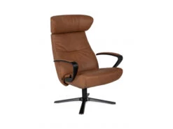 Relaxfauteuil STYLE - Cognac Leder Cognac