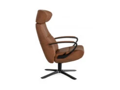 Relaxfauteuil STYLE - Cognac Leder Cognac -Zuiver || RICHMOND Verkoop conform quattro 65682