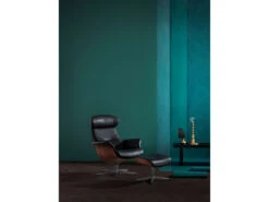 Relaxzetel TIMEOUT Standaard - Zwart/walnoot Zwart -Zuiver || RICHMOND Verkoop conform timeout 21112