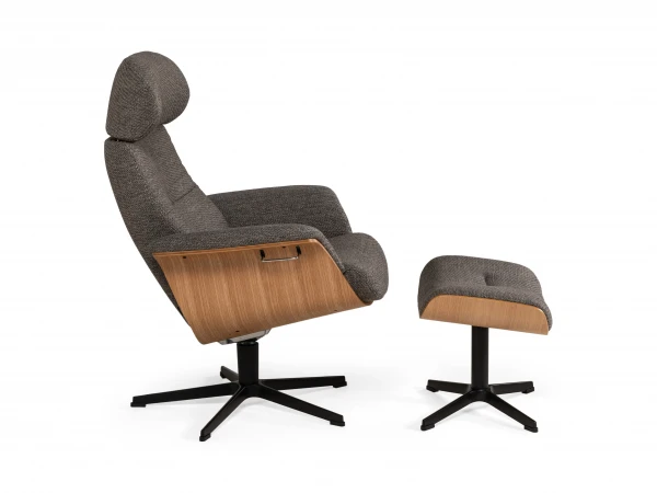 Voetbank TIMEOUT - Grijs/eik Grijs 5 Voetbank TIMEOUT - Grijs/eik Grijs - Afbeelding 5