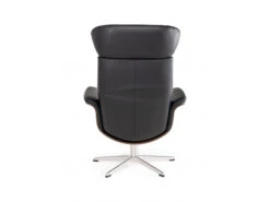 Relaxfauteuil TIMEOUT Hoge Rug - Zwart/Walnoot Zwart -Zuiver || RICHMOND Verkoop conform timeout 68233