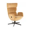 Relaxfauteuil TURTLE - Mosterd Geel
