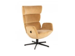 Relaxfauteuil TURTLE - Mosterd Geel
