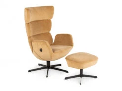 Voetbank Turtle - Mosterd Geel -Zuiver || RICHMOND Verkoop conform turtle 59717