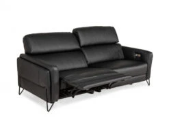 Zetel Met Elektrische Relax AMPLITUDE - Royal Noir Zwart -Zuiver || RICHMOND Verkoop diva divani amplitude 59130