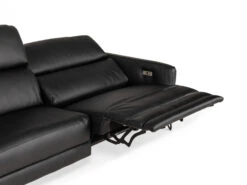 Zetel Met Elektrische Relax AMPLITUDE - Royal Noir Zwart -Zuiver || RICHMOND Verkoop diva divani amplitude 59133