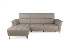 Hoeksalon Met Elektrische Relax ICONE - Grijs Grijs