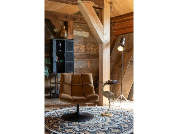 Loungezetel BAR VELVET - Golden Brown Bruin 7 Loungezetel BAR VELVET - Golden Brown Bruin - Afbeelding 7