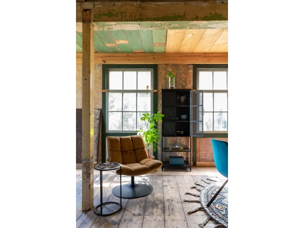 Loungezetel BAR VELVET - Golden Brown Bruin 8 Loungezetel BAR VELVET - Golden Brown Bruin - Afbeelding 8