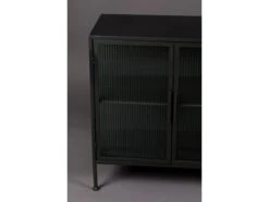 Dressoir BOLI - Zwart/glas Zwart -Zuiver || RICHMOND Verkoop dutchbone boli 36469