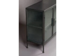 Dressoir BOLI - Zwart/glas Zwart -Zuiver || RICHMOND Verkoop dutchbone boli 36471